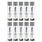 Kit 10 Tintas Spray Alumínio Para Rodas E Uso Geral 400ml C-f