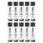 Kit 10 Tintas Spray Grafite Uso Geral Inte/xterno 400ml Cfix
