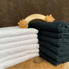 Kit 10 Toalhas De Rosto Para Salão 100% Algodão 70x48cm Preta