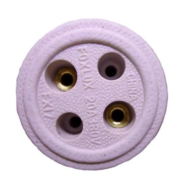 Kit 10 Tomada Elétrica Bipolar 20a Porcelana Fx-17 - Foxlux