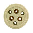 Kit 10 Tomada Elétrica Tripolar 20a Porcelana Fx-19 - Foxlux