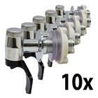 Kit 10 Torneira Para Filtro Cromada Gama