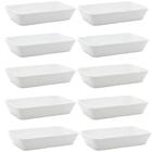 Kit 10 Travessas De Porcelana Lines Para Restaurante Buffet R