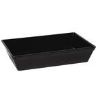 Kit 10 Travessas Retangulares 2,2l Preta Servir A Mesa Salada