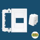 Kit 10 Un. Interruptor Simples Com Placa 4x2 Fame Evidence