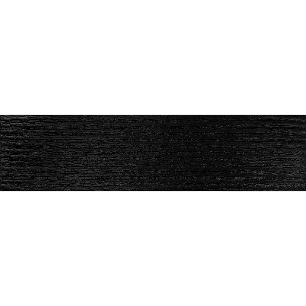 Kit 10 Un - Painel 3d Textura Adesivo 120x30x1,2 (preto)