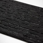 Kit 10 Un - Painel 3d Textura Adesivo 120x30x1,2 (preto)