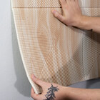 Kit 10 Un - Painel 3d Vértice Adesivo 70x70x0,8 (latte)