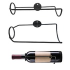 Kit 10 Unidades De Adega Parede Para Garrafa Vinho Aço Preto