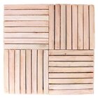 Kit 10 Unidades Decks De Madeira Modular 30x30cm Sacada E Var