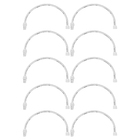 Kit 10 Unidades Engate Flexível Pvc 1/2 X 50cm Fortlev