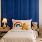 Kit 10 Unidades - Revestimento Ripado Placa Mdf Painel Decora