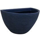 Kit 10 Vasos De Parede Para Jardim Vertical 18x33cm Azul