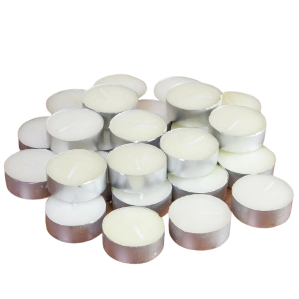 Kit 10 Velas Rechaud Decoração Casamento Lâmparina Branca