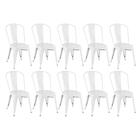 Kit - 10 X Cadeiras Iron Tolix - Branco