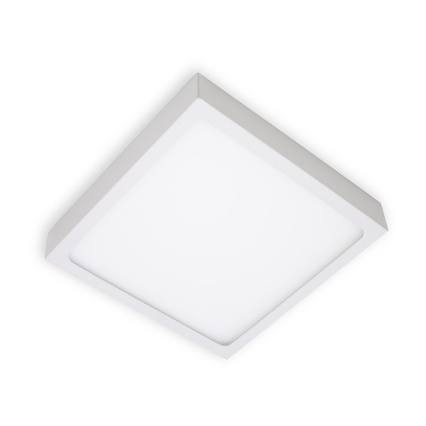 kit 10x Painel Plafon Led 15w Luminária Sobrepor 14x14cm Bran