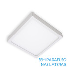 kit 10x Painel Plafon Led 15w Luminária Sobrepor 14x14cm Bran