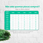 KIT 10x Placa de Grama Artificial Tapete Interno - 60x40 - Bu