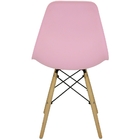 Kit 11 Cadeiras Charles Eames Eiffel Wood Design Rosa