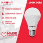 Kit 11 Lâmpada Led Bulbo 12w Branco Frio (6500k) - Ourolux