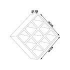 Kit 11 Nichos Porta Toalhas 09 Lugares 40x40cm Branco G01 - G