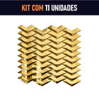Kit 11 Placas - Pastilhas De Inox Wonder Gold
