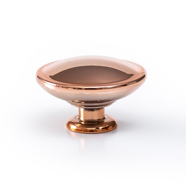 Kit 11 Puxadores De Gaveta Puxador Botão - Rose Gold