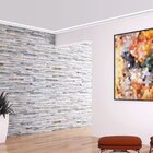 Kit 120m Linear Roda Teto Perfil De Poliestireno S25   Branco