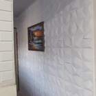 Kit 12  placas em pvc poliestireno revestimento 3d teto e par