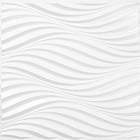 Kit 12  placas em pvc poliestireno revestimento 3d teto e par