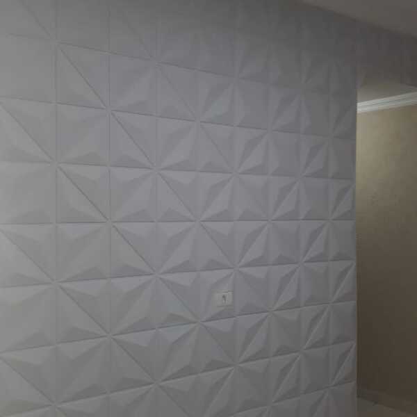 Kit 12  placas em pvc poliestireno revestimento 3d teto e par