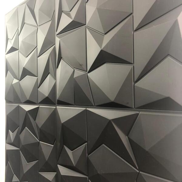 Kit 12  placas em pvc poliestireno revestimento 3d teto e par