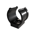 Kit 12 Abraçadeira Impacto Cano Tubo 32mm 1'' Preta Estrela