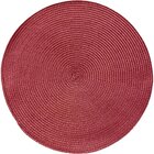 Kit 12 Americano Requinte Liso Para Mesa Redondo 38cm Bordô