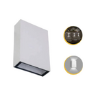 Kit 12 Arandela 2 Fachos Uso Externo Interno Led 4w - Branco