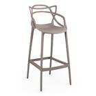 Kit 12 Banquetas Allegra Com Encosto Design Cozinha/bancada -