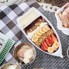 Kit 12 Barca Para Sushi Comida Japonesa Melamina Branca Prof