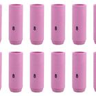 Kit - 12 Bocal Cerâmico Para Tocha De Solda Tig 10n46 Nº8