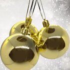 Kit 12 Bolas Dourada Decoração De Natal Árvore De Natal 60mm