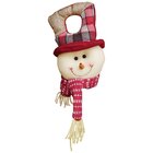 Kit 12 Boneco De Neve Enfeite Porta Decoração Natal Pendente