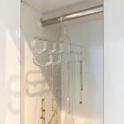 Kit 12 Cabides Com Ganchos Para Cintos Lenços Colares Suporte