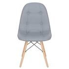 Kit 12 Cadeiras Estofadas Charles Eames Eiffel Botonê Com Pés