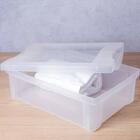 Kit 12 Caixas Organizadoras Ordene 13,5l Tampa Empilhável Ra