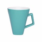 Kit 12 Canecas Quartier Bicolor Azul Oxford® Cerâmica 350ml