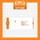 Kit - 12 Colheres De Chá Búzios Em Aço Inox Ccibag - Tramonti