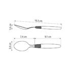 Kit - 12 Colheres De Sobremesa Ipanema Com Lâmina Em Aço Inox