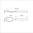 Kit - 12 Colheres De Sobremesa Leme Com Lâmina Em Aço Inox Ca