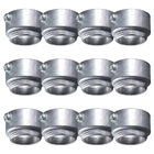 Kit 12 Conector Unid Cônico P Condulete C/ Rosca 1" Alumínio