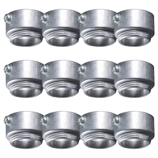 Kit 12 Conector Unid Cônico P Condulete C/ Rosca 1" Alumínio