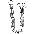 Kit 12 Correntes Tripla 64cm Aço P/ Vasos Suspensos Plantas -